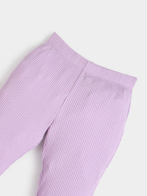 Girls Frill Detail Top & Flared Leggings Set