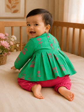 Quilted Top Pant Set