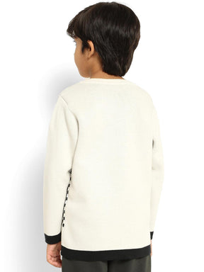 Somersault World Printed Cotton Pullover Sweater