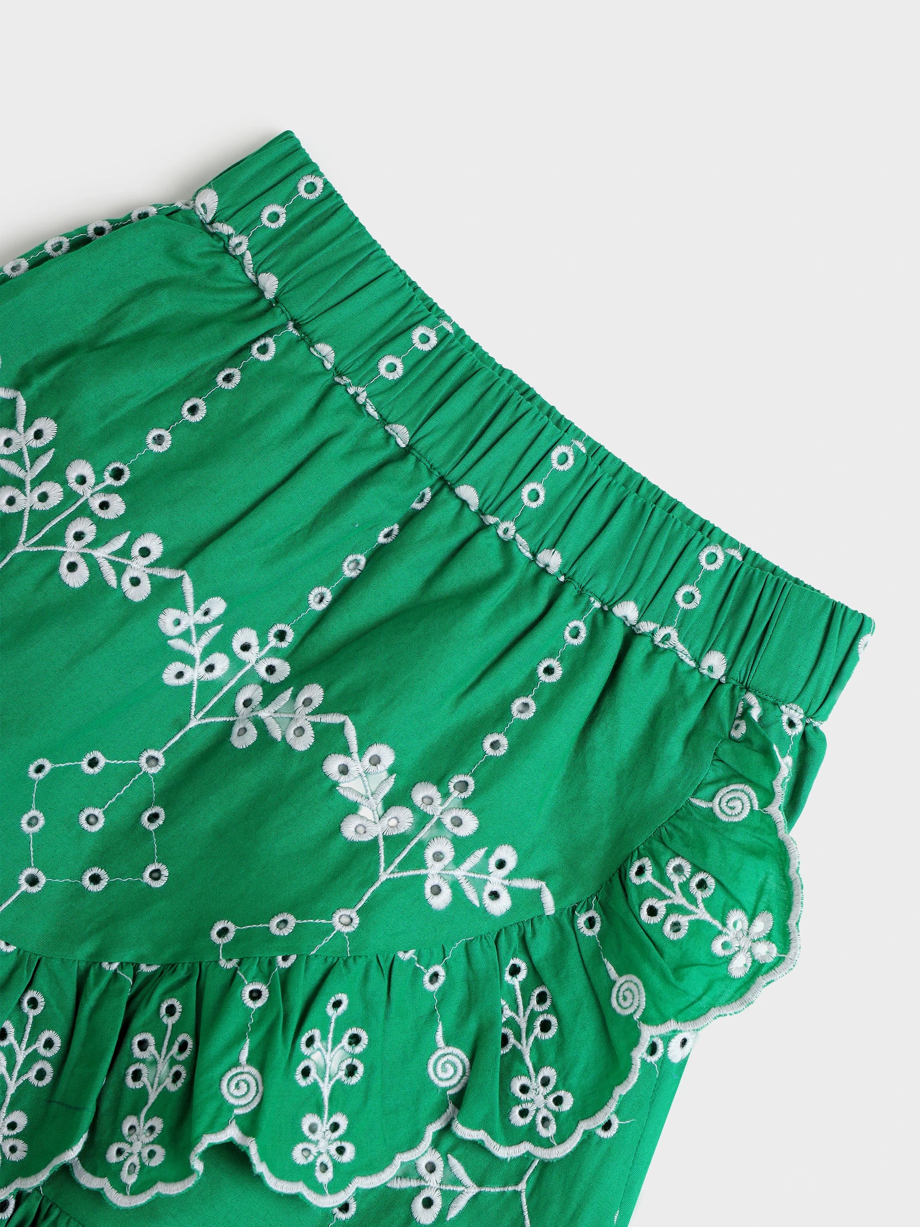 Emerald Bloom Resort Skirt