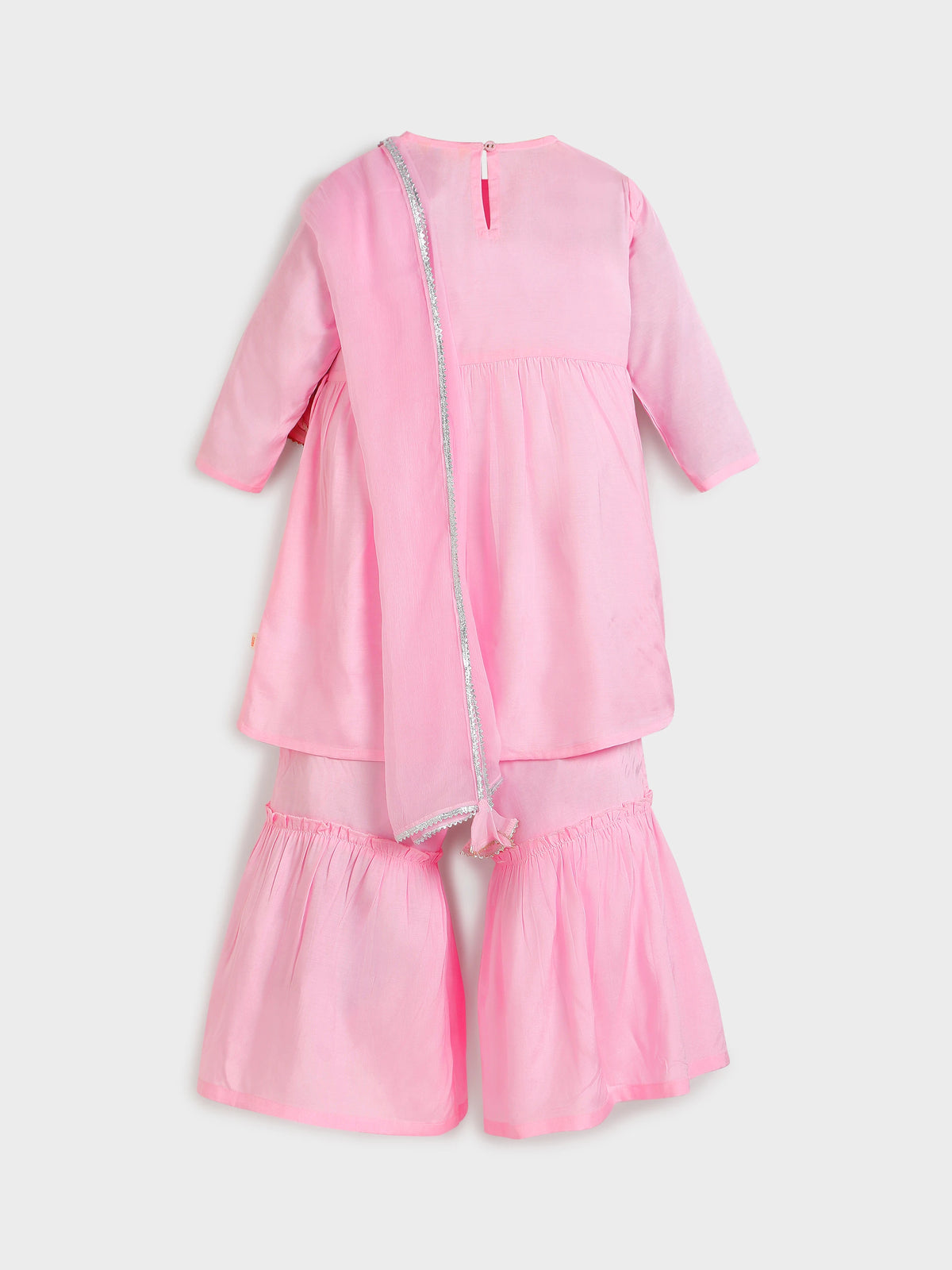 Pink Sharara Set with Dupatta