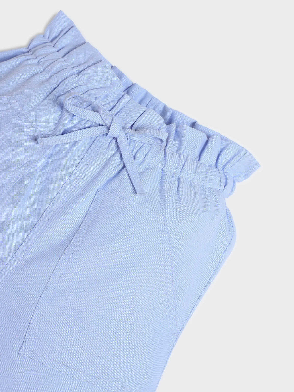 Paper-Bag Chambery Shorts