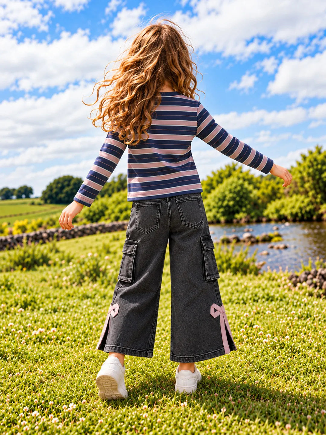 Striper Full Sleeves Top