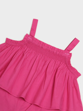 Berry Pop Frill Top