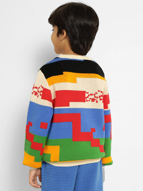 Palette Play Cotton Pullover Sweater