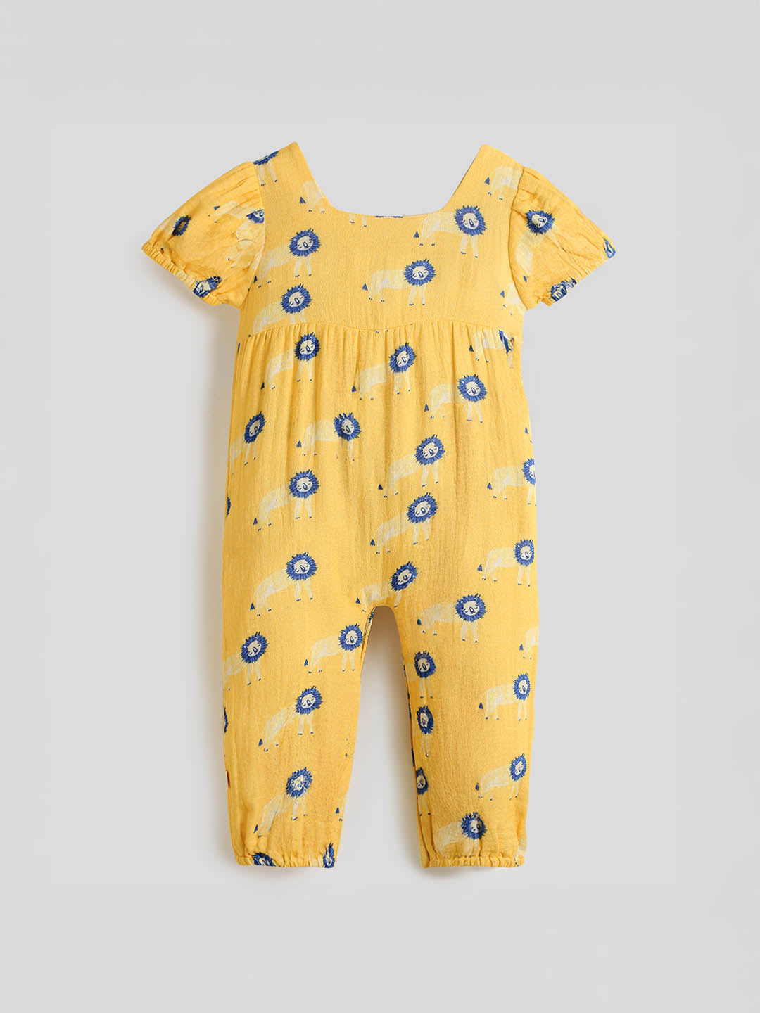Yellow Cotton Romper