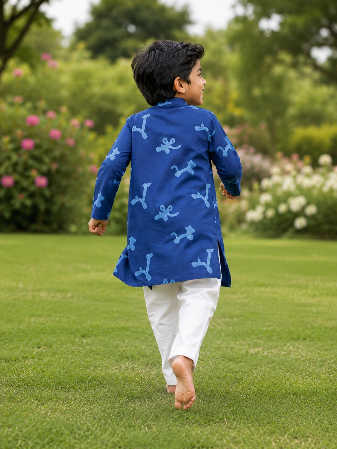 Printed Shantoon Kurta Pajama Set