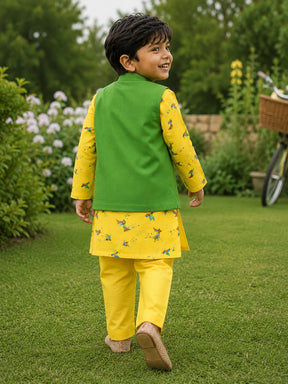 Kurta Set with Jacket