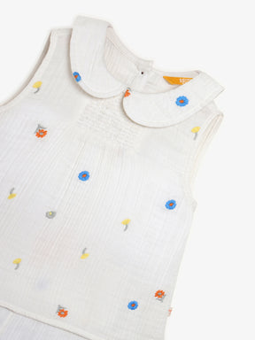 Confetti Garden Collar Top