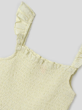 Smocked Lime Romper