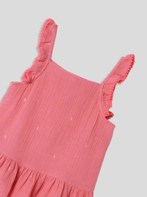 Coral Breeze Peplum Co-ord Set