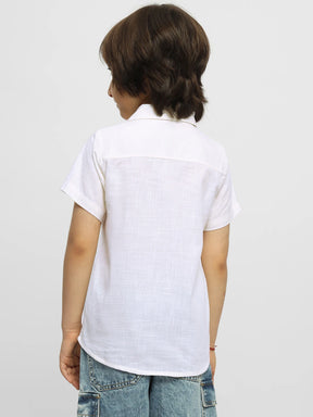 Boys Can Cook Embroidered Cotton Shirt