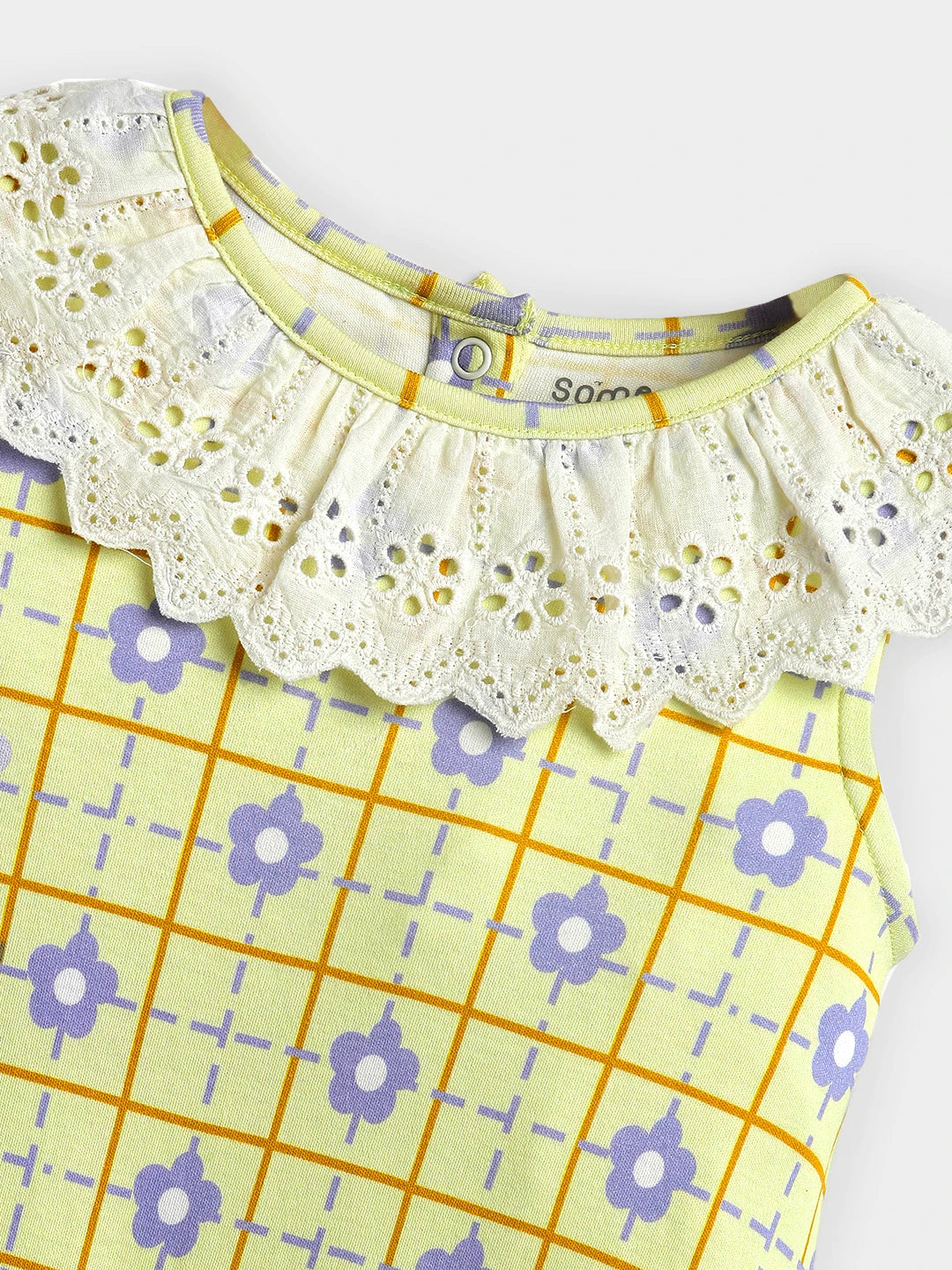 Blossom Printed Cotton Romper