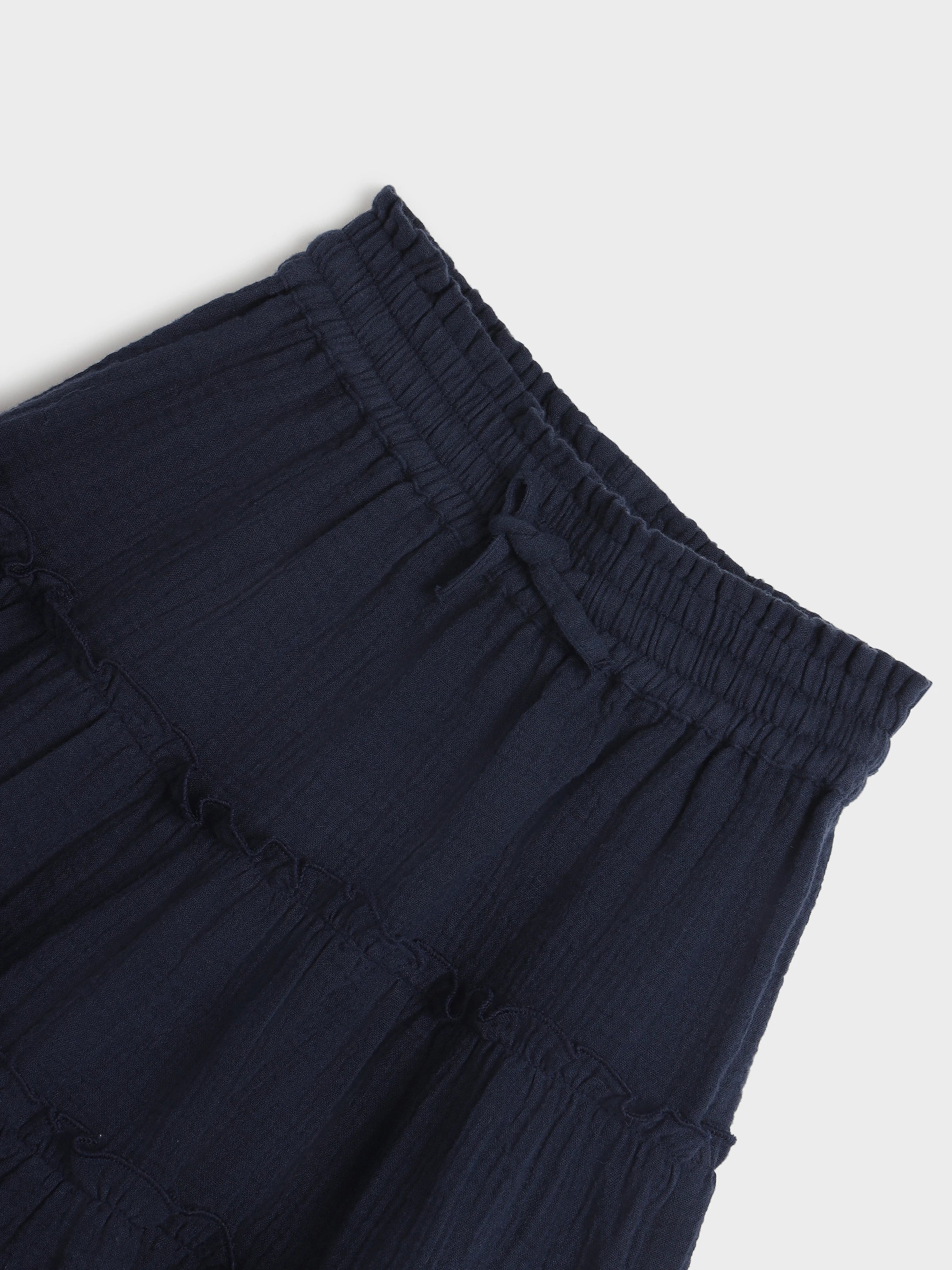 Navy Muslin Skirt