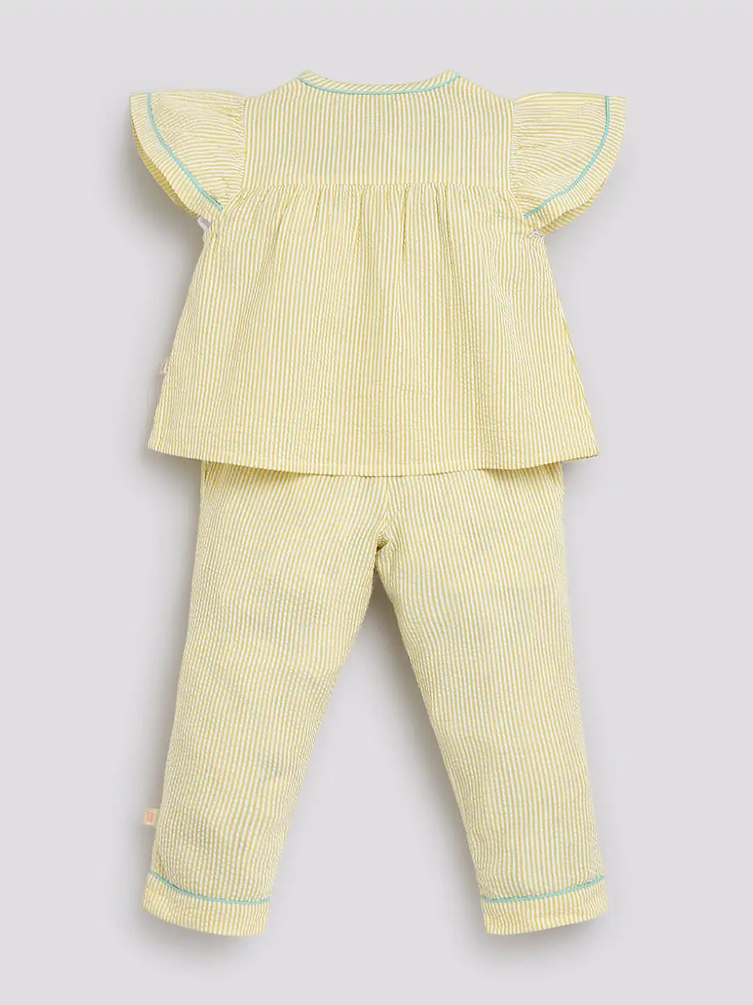 Buttercup Stripe Cotton Top & Pants Pyjama Set