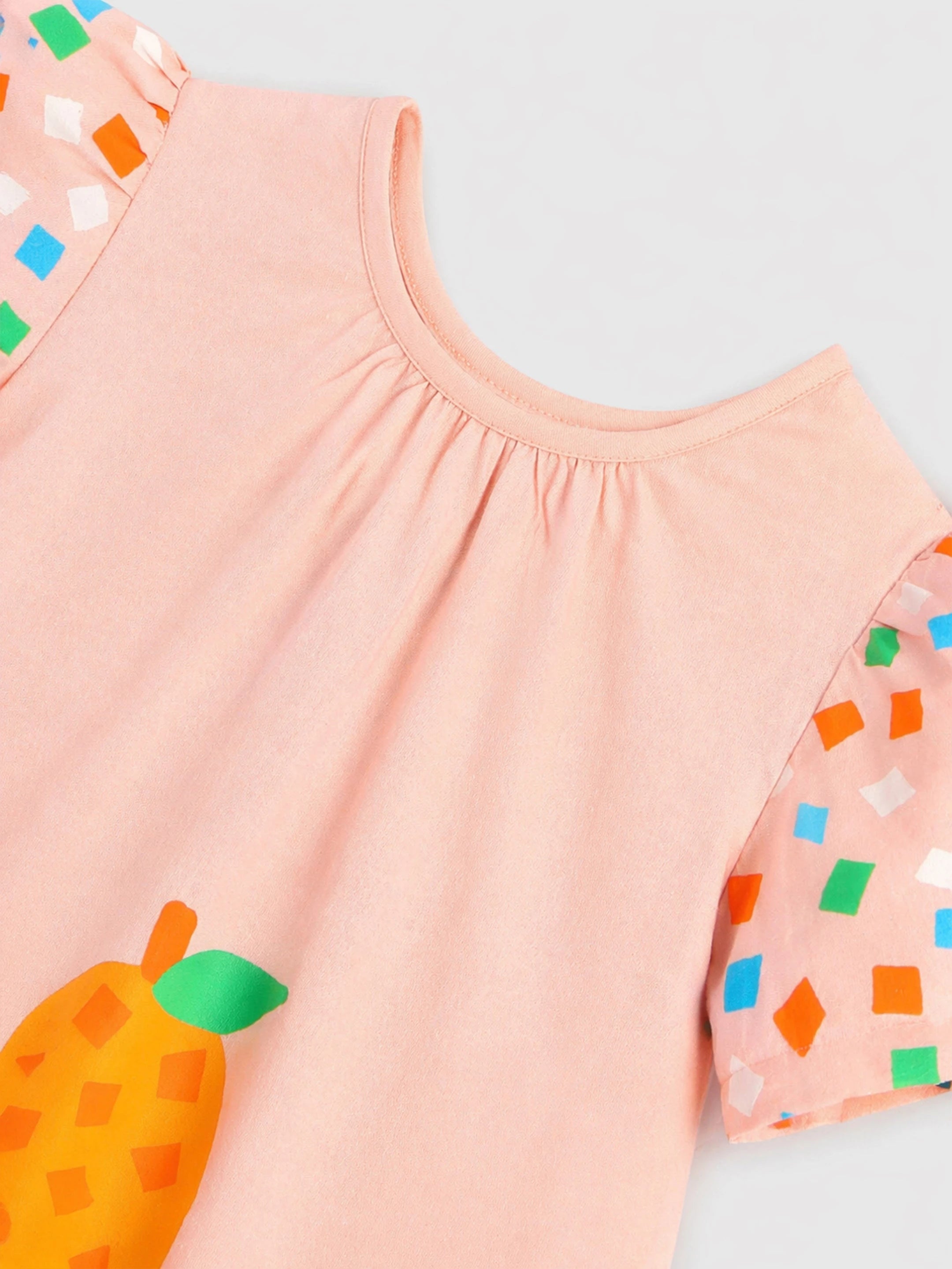 Printed Mango Dress