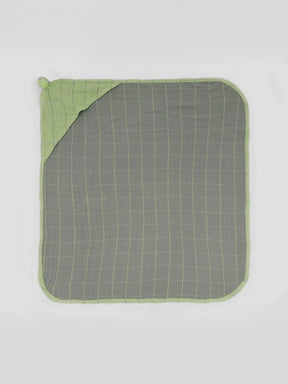 Banana Double Cloth Baby Towel Set- Green Somersault