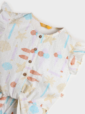 Playful Pastels Ruffle Sleeves Top