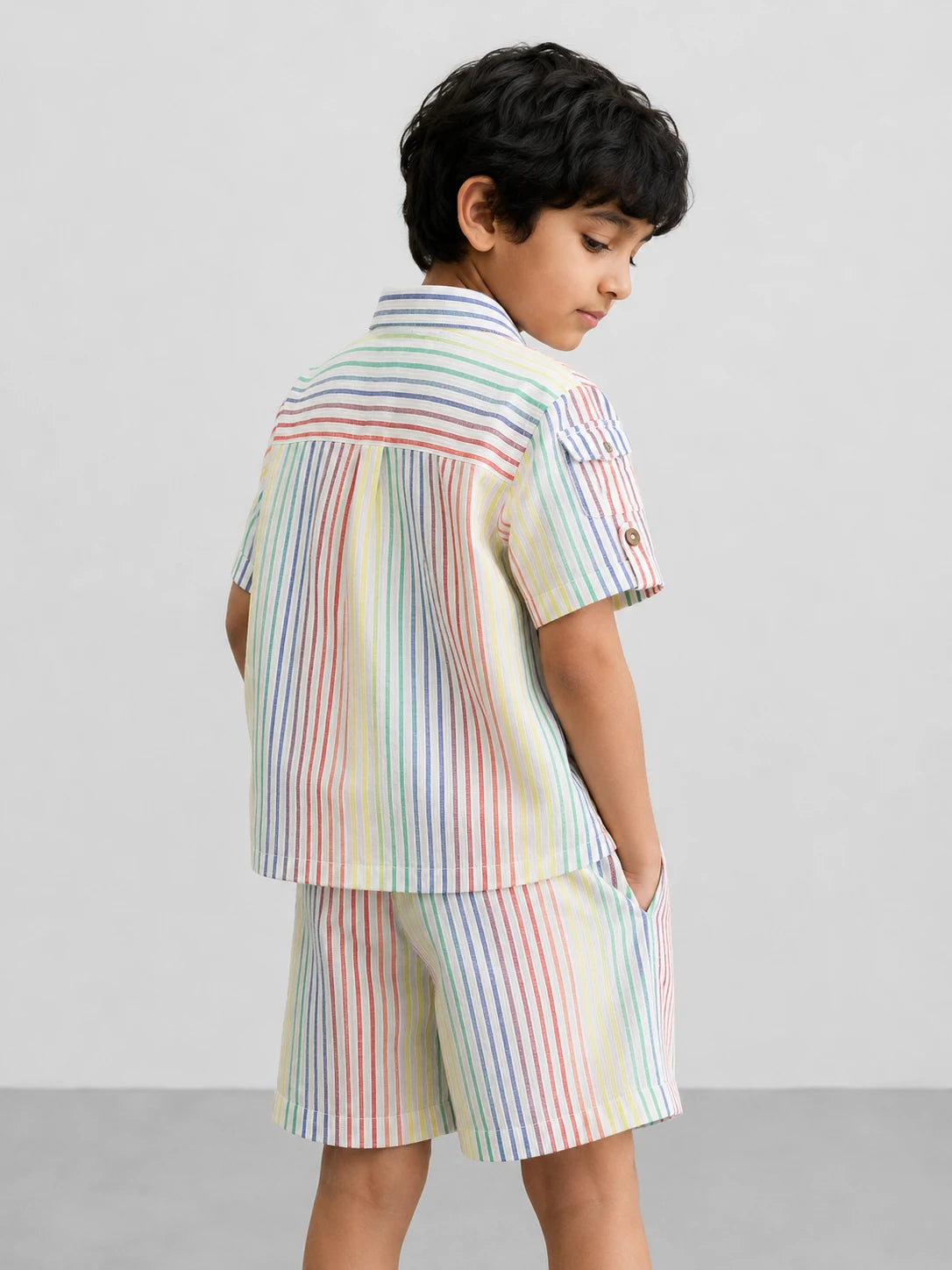 Fruity Stripe Shirt & Short Set