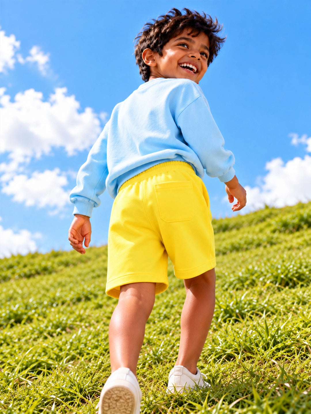 Playful Yellow Shorts