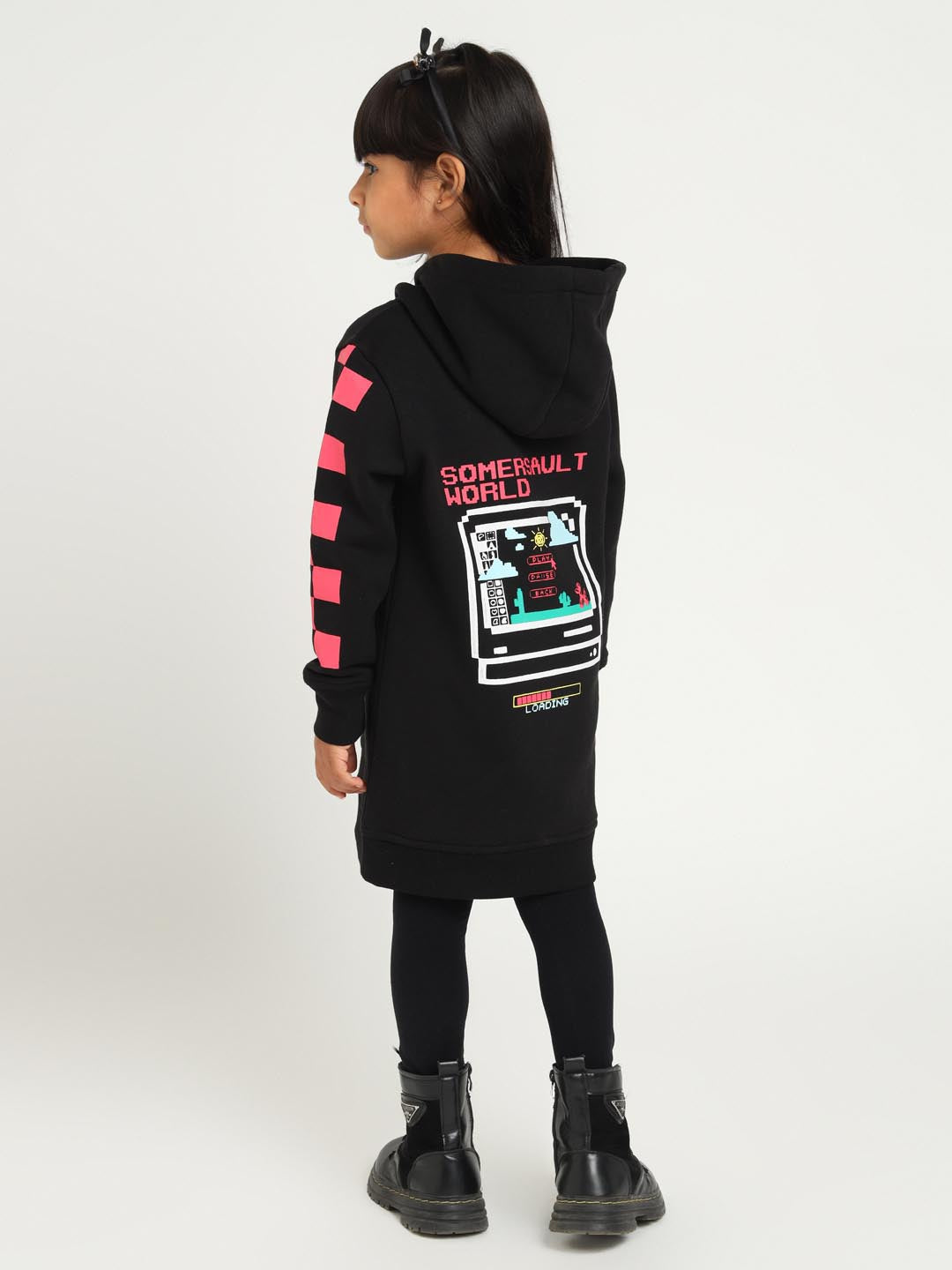 Hooded Sweatshirt Dress
