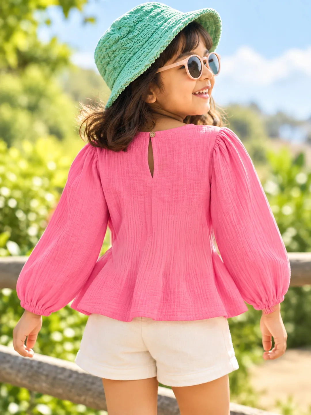 Peplum Bow Top