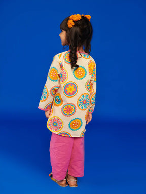 Mandana Girls Kurta Set Somersault