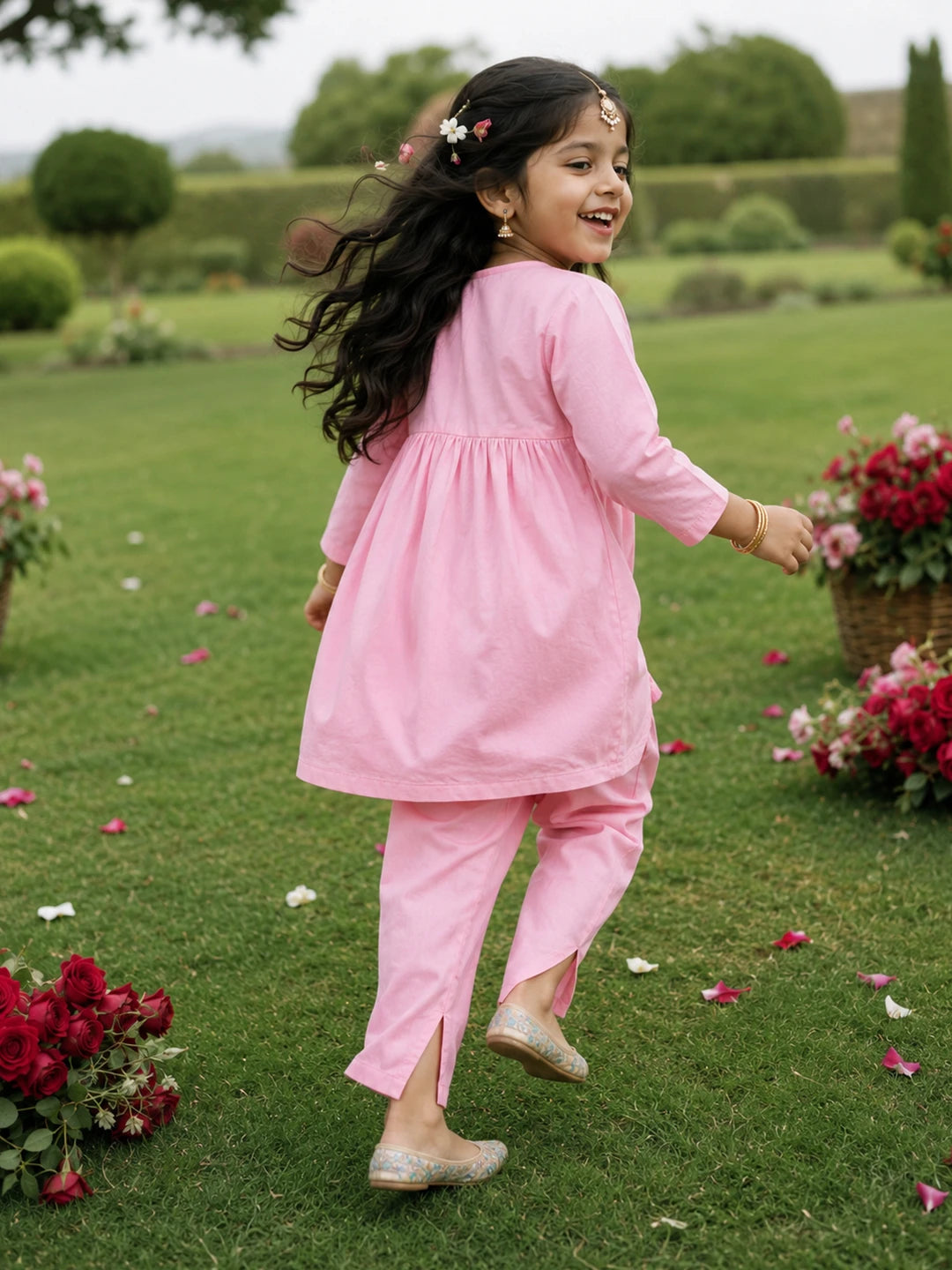 Embroidered Shantoon Kurta Pajama Set