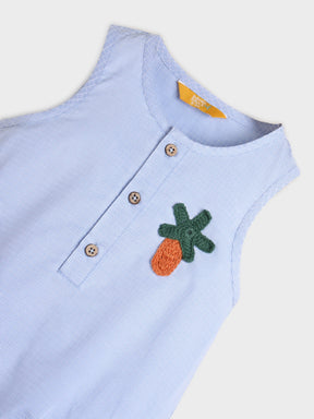 Palm Tree Embroidered Bodysuit