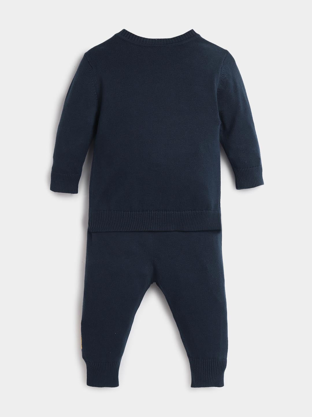 Printed Cotton Sweater & Jogger Set