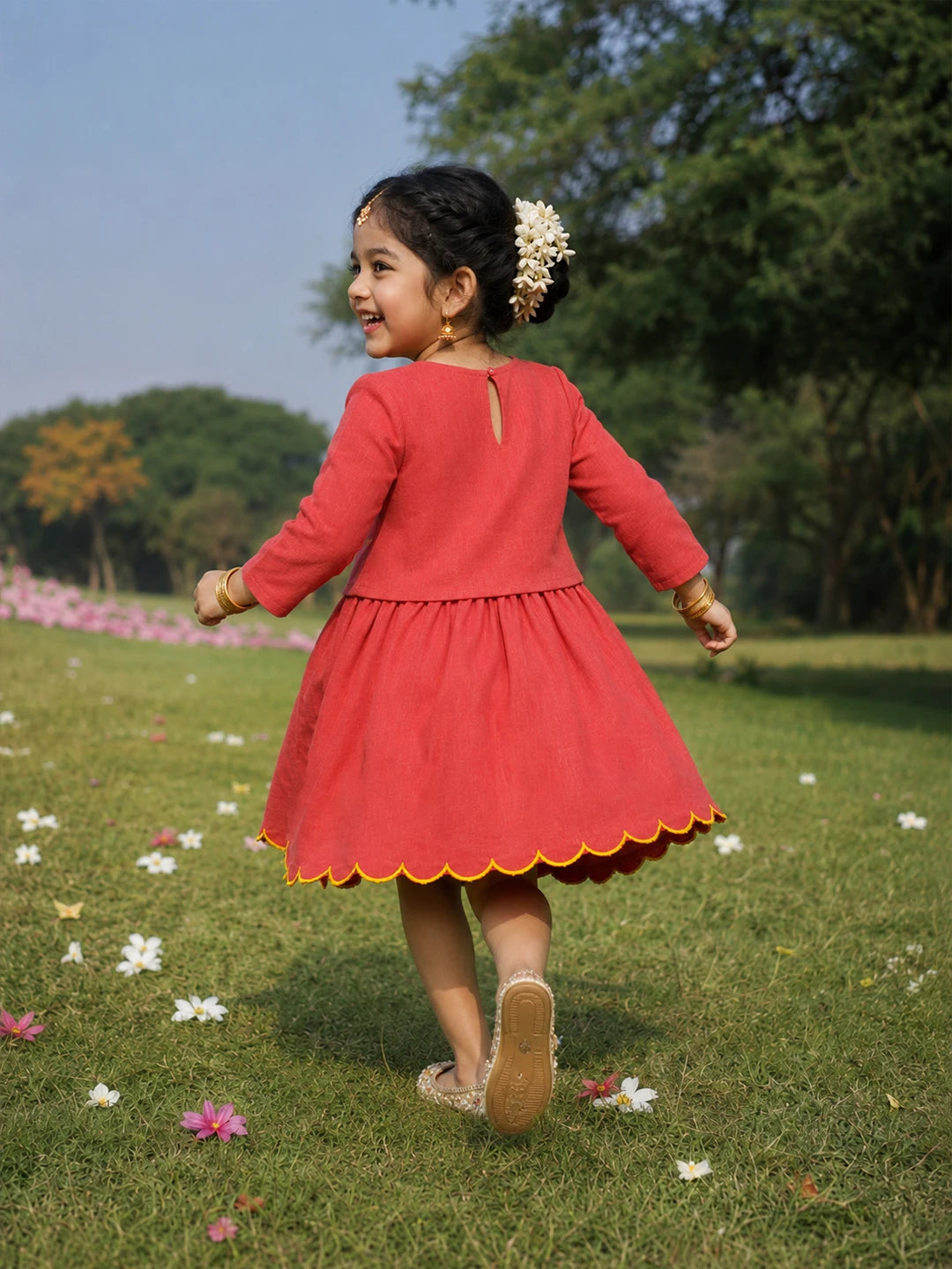 Embroidered Cotton Dress