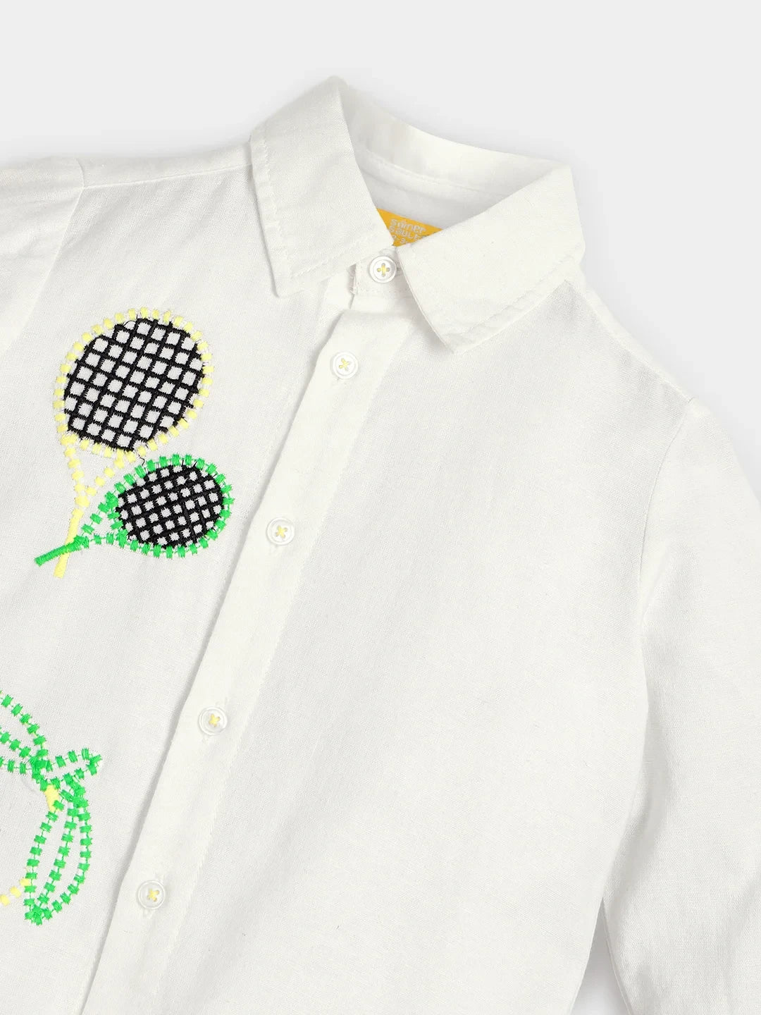 Classic White Embroidered Shirt