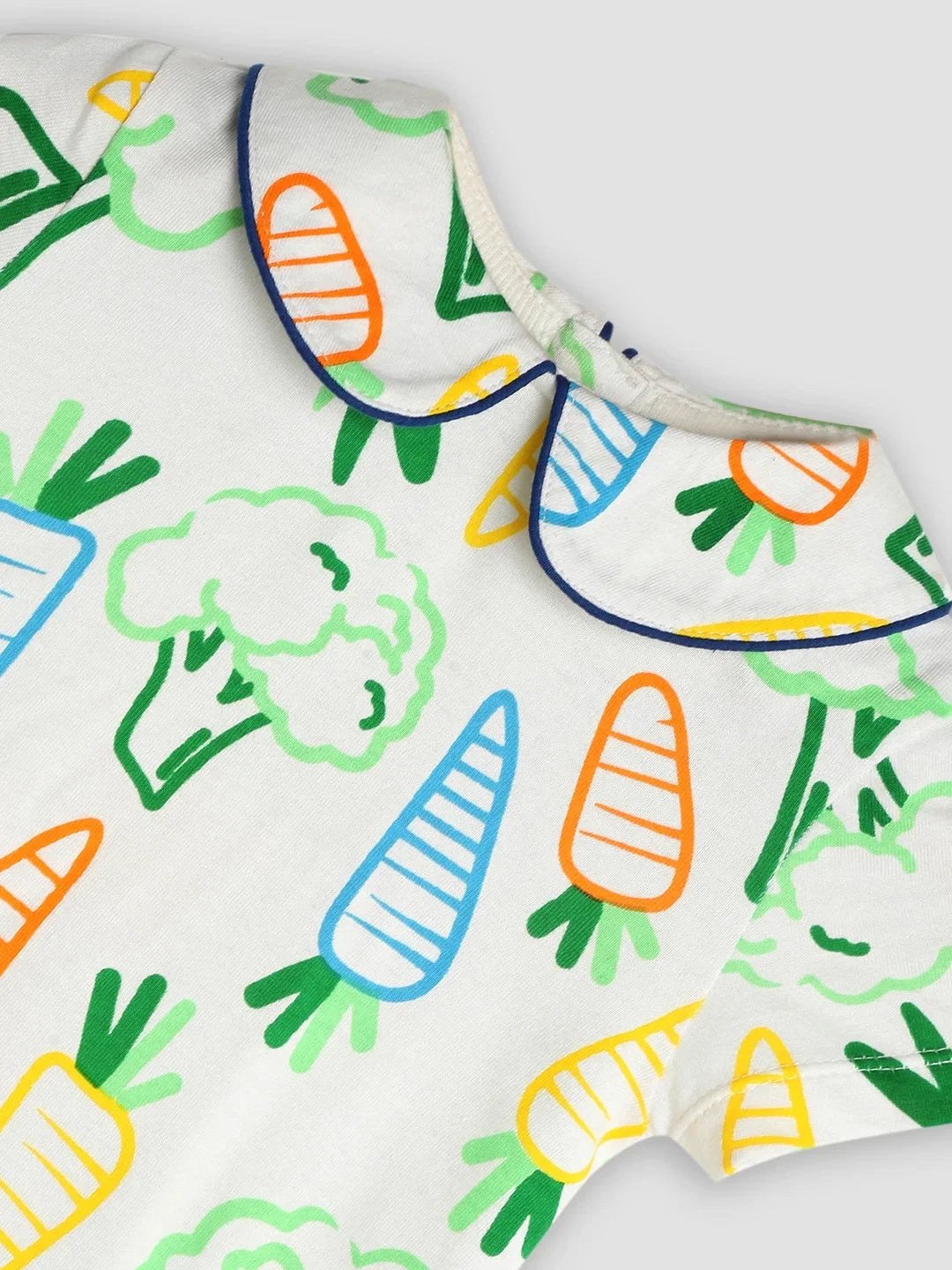 Printed Cotton Bodysuit & Pants Set