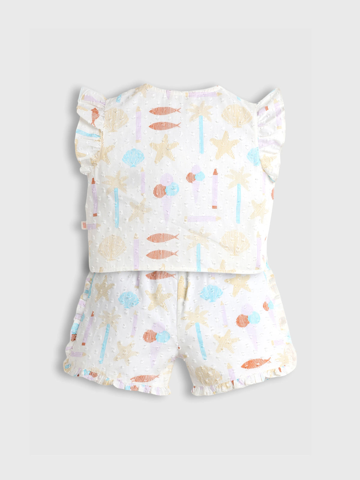 Playful Pastels Ruffles Co-ord Set