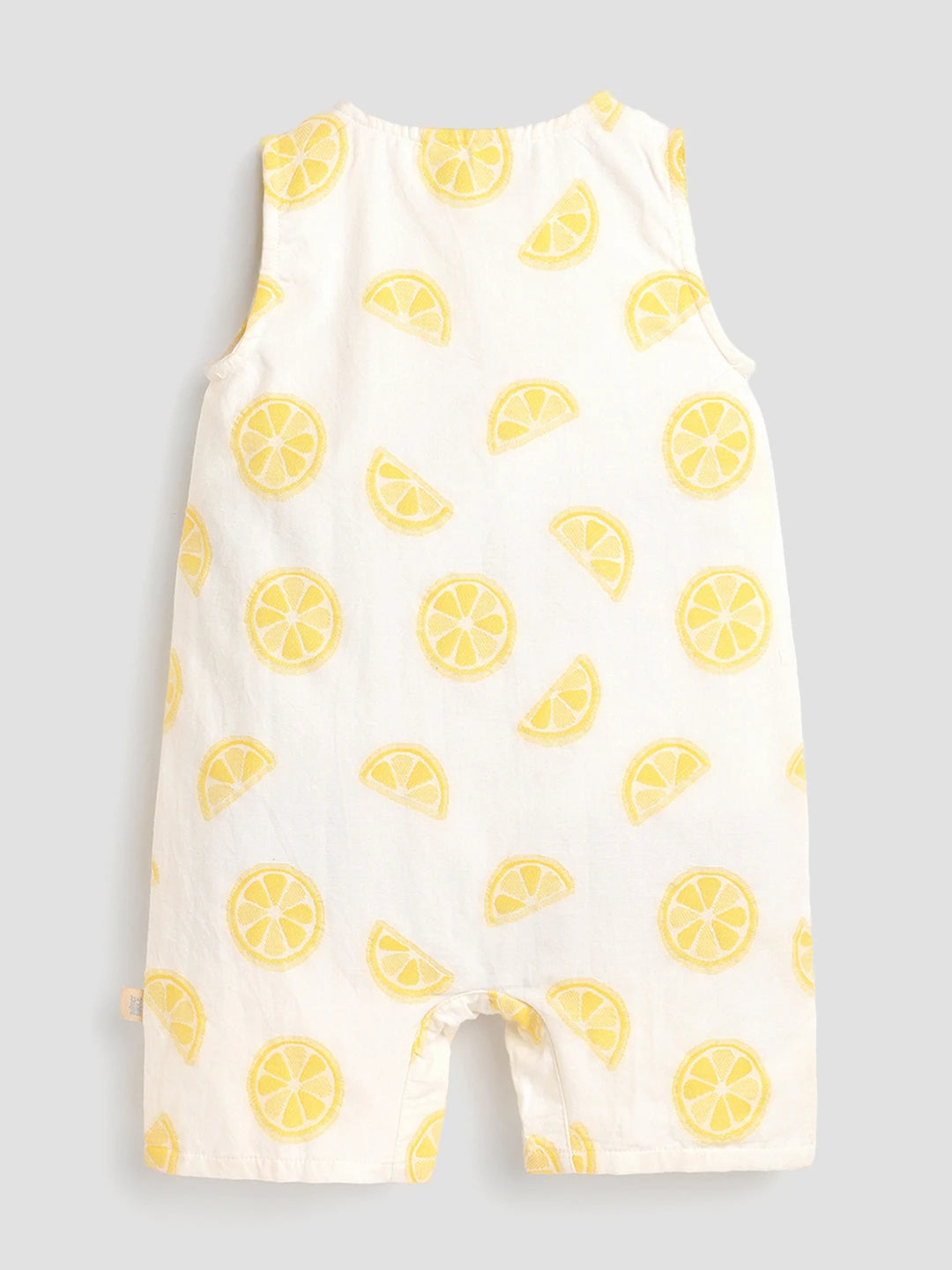Lemon Slice Printed Cotton Romper