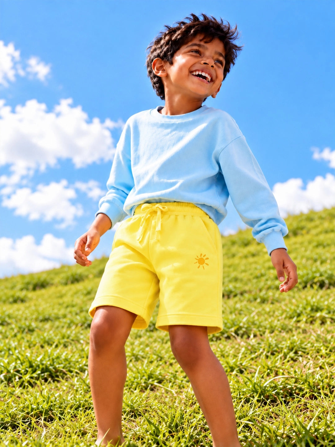 Playful Yellow Shorts