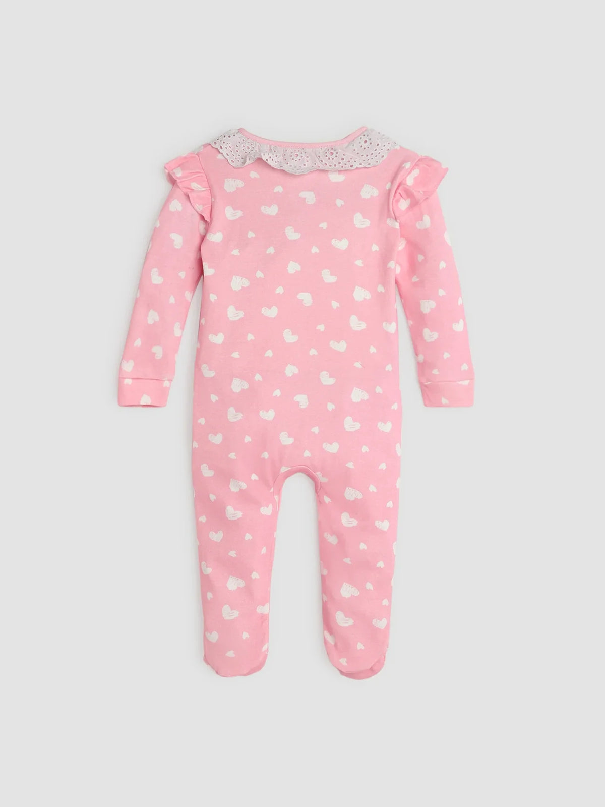 Schiffli Collar Sleepsuit