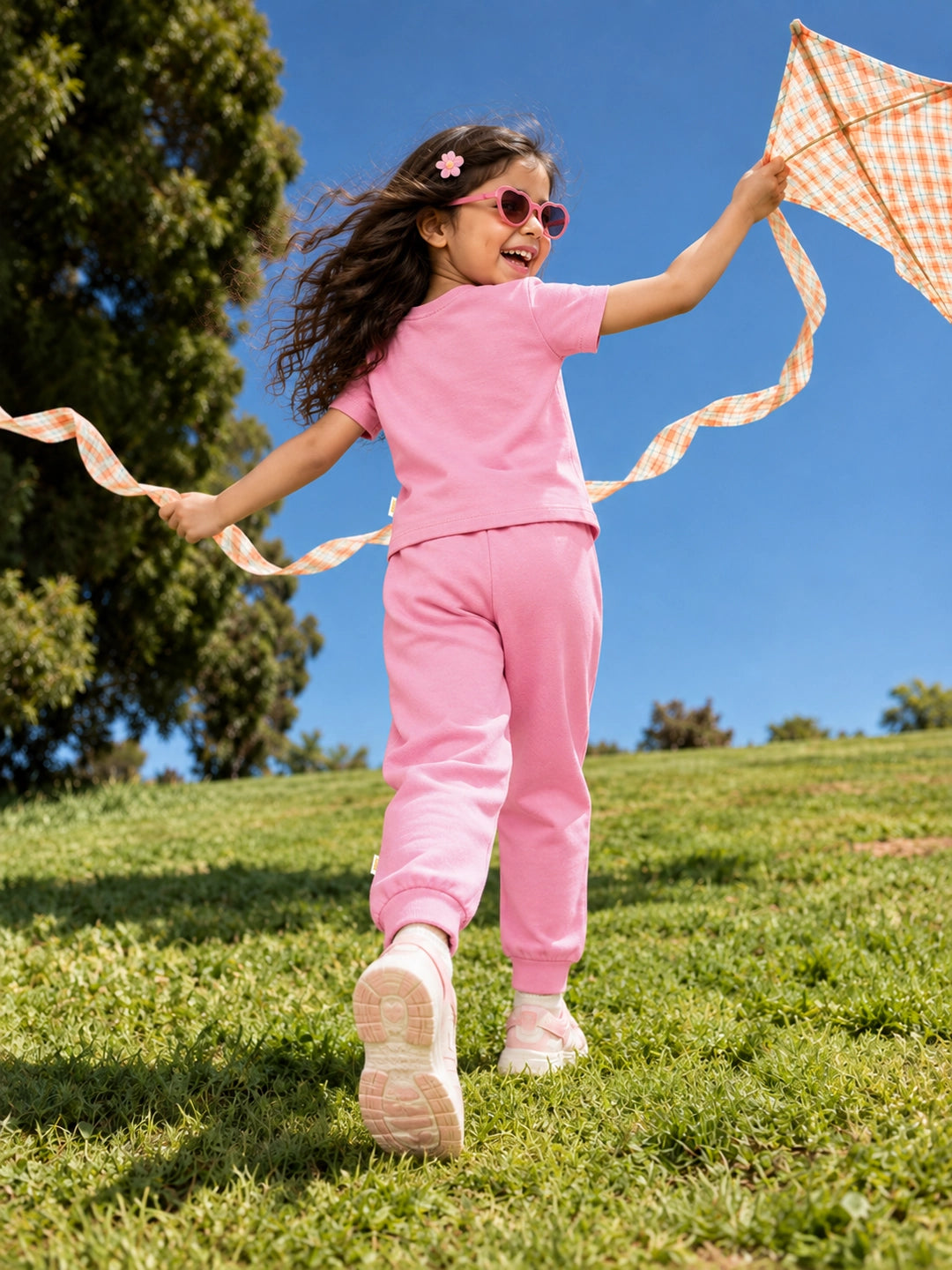Candy Pink T-Shirt & Jogger Set