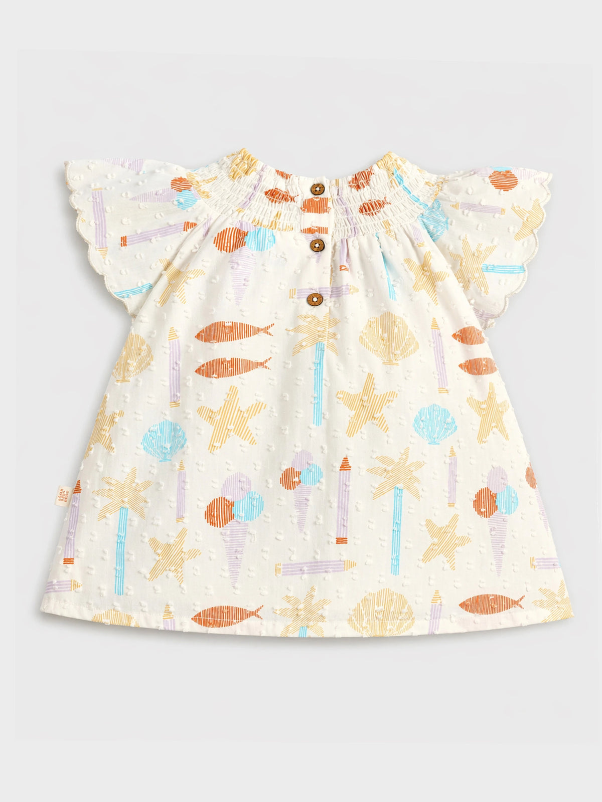 Playful Pastels Ruffle Baby Girl Dress