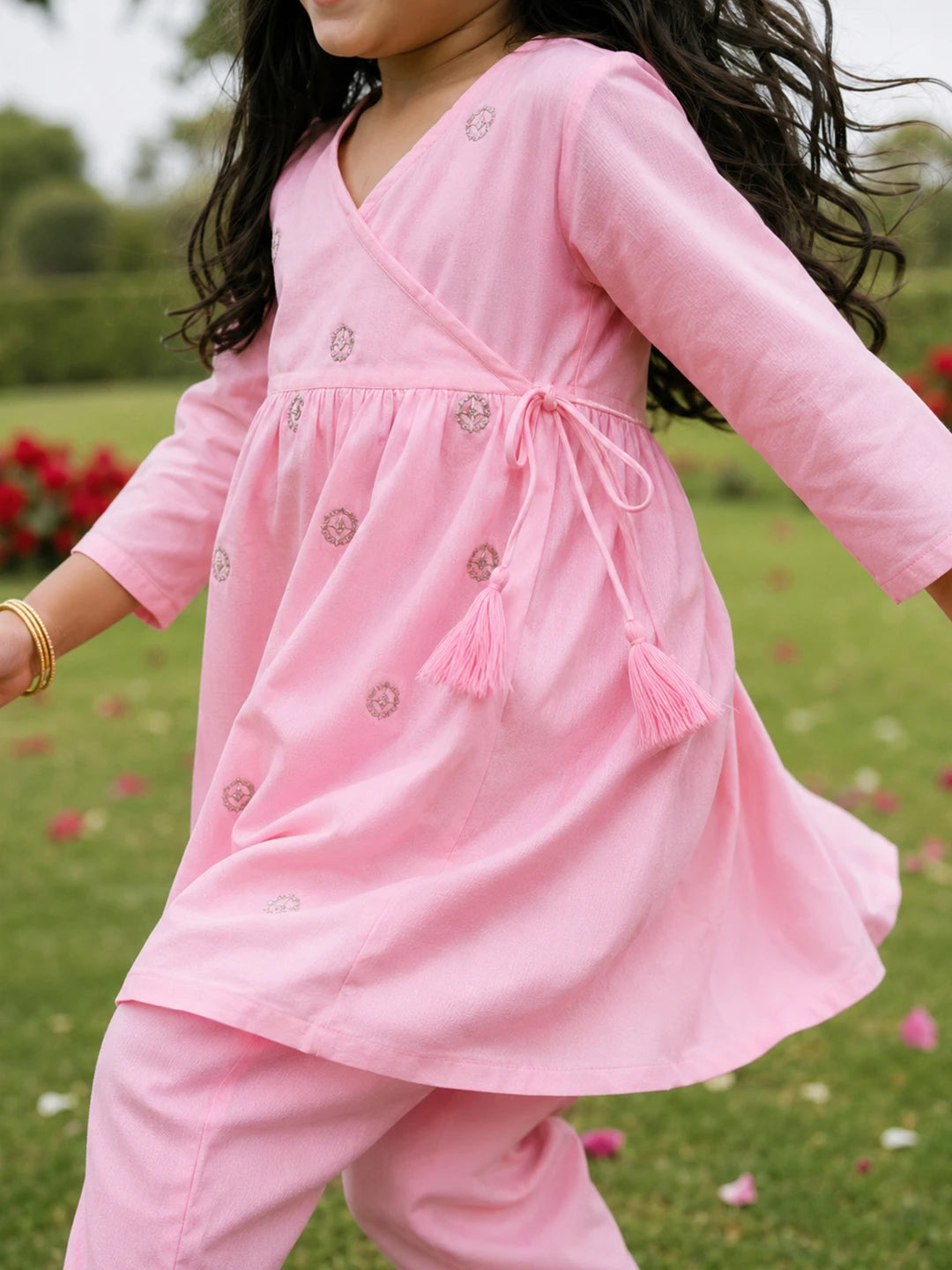 Embroidered Shantoon Kurta Pajama Set