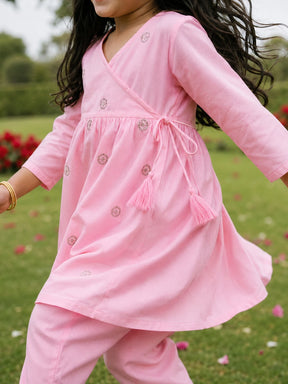 Embroidered Shantoon Kurta Pajama Set