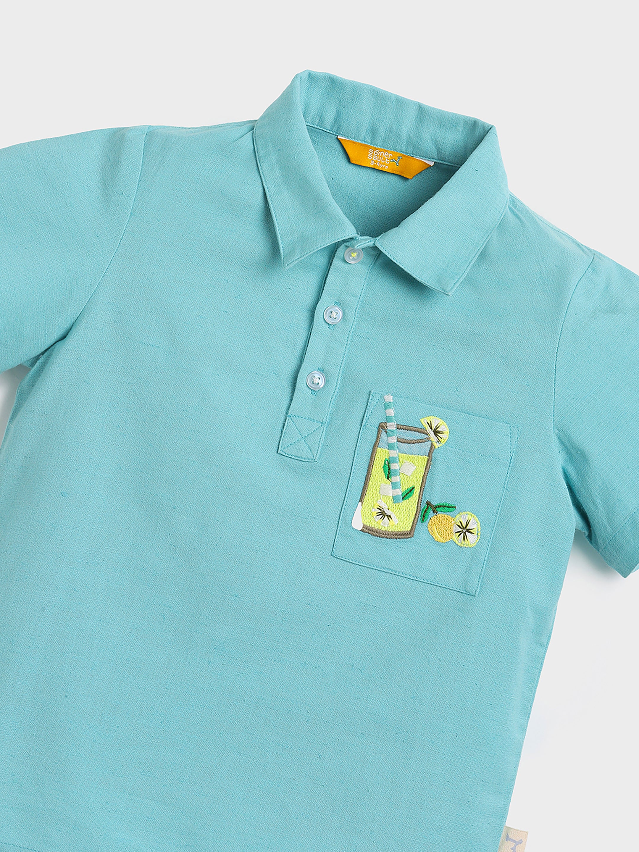 Solid Polo Co-ord Set