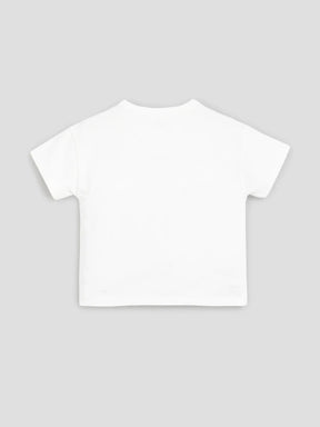 Jumping Girraffe Embroidered Cotton Tee