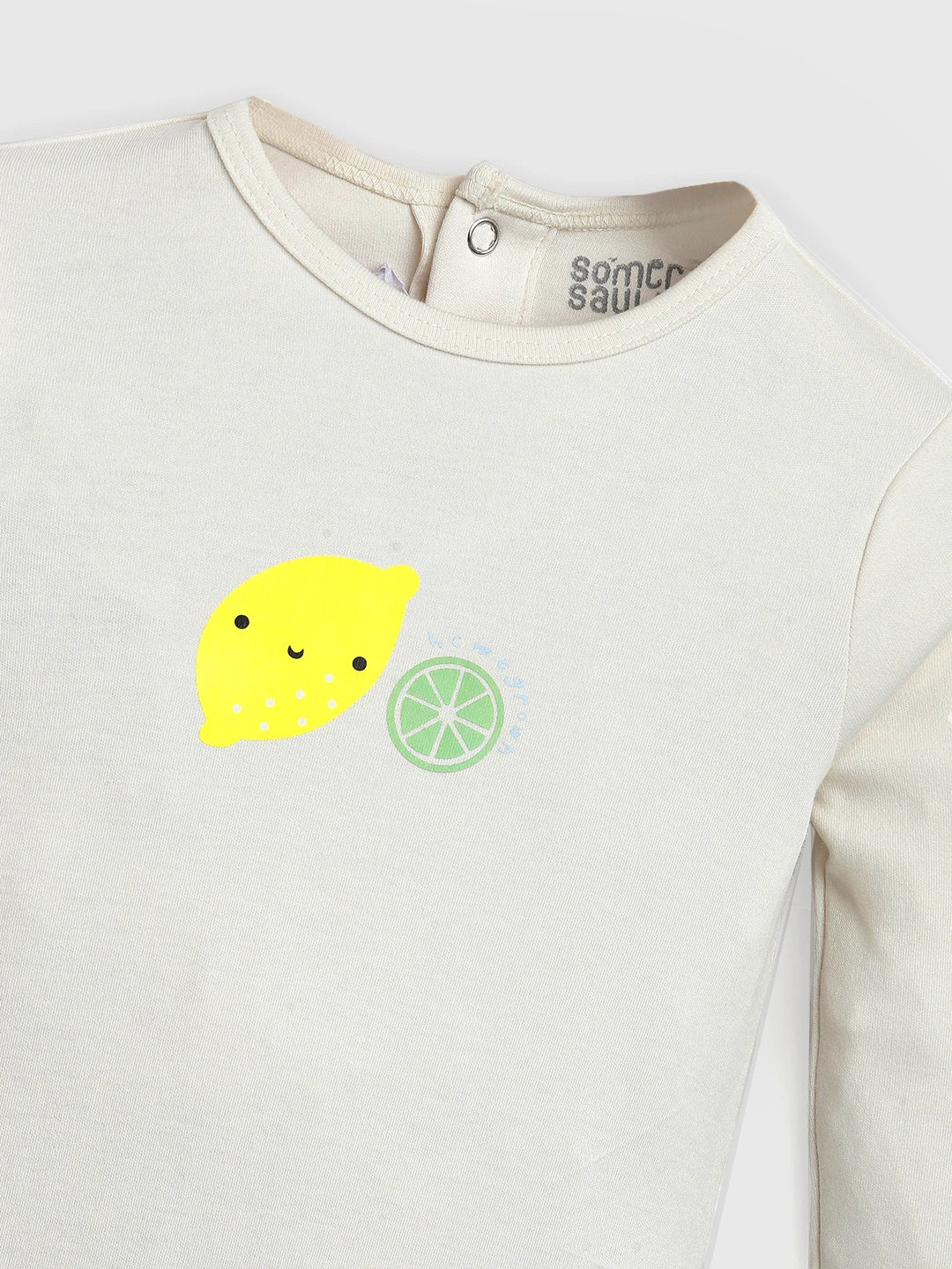 Squeeze Burp Repeat Printed Cotton Sleepsuit