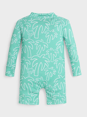 Palm Breeze Zip Swimsuit