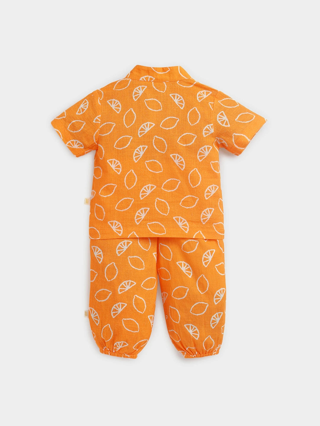 Tangy Twist Wrap Around Cotton Jhabla Set