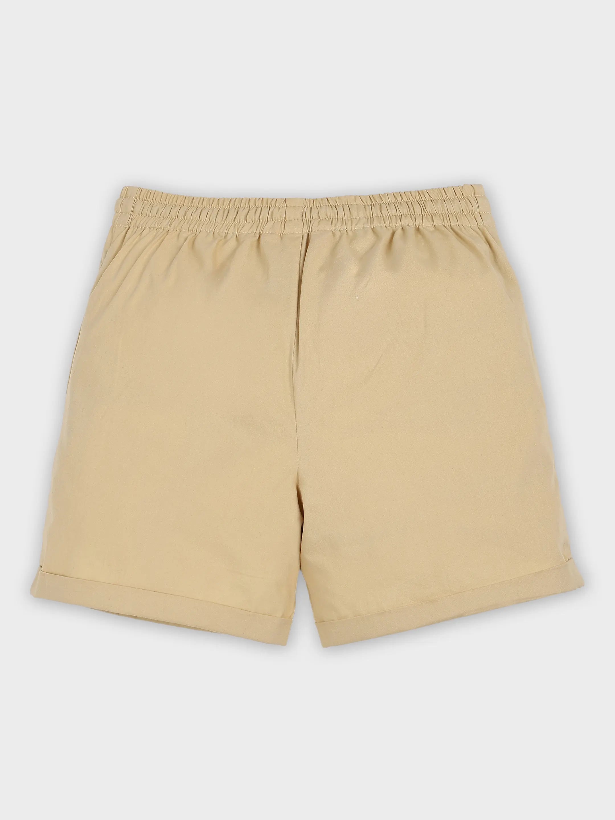 Solid Cotton Shorts