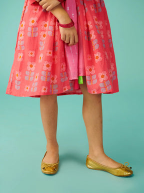 Gulbahaar Dress & Cape Set Somersault
