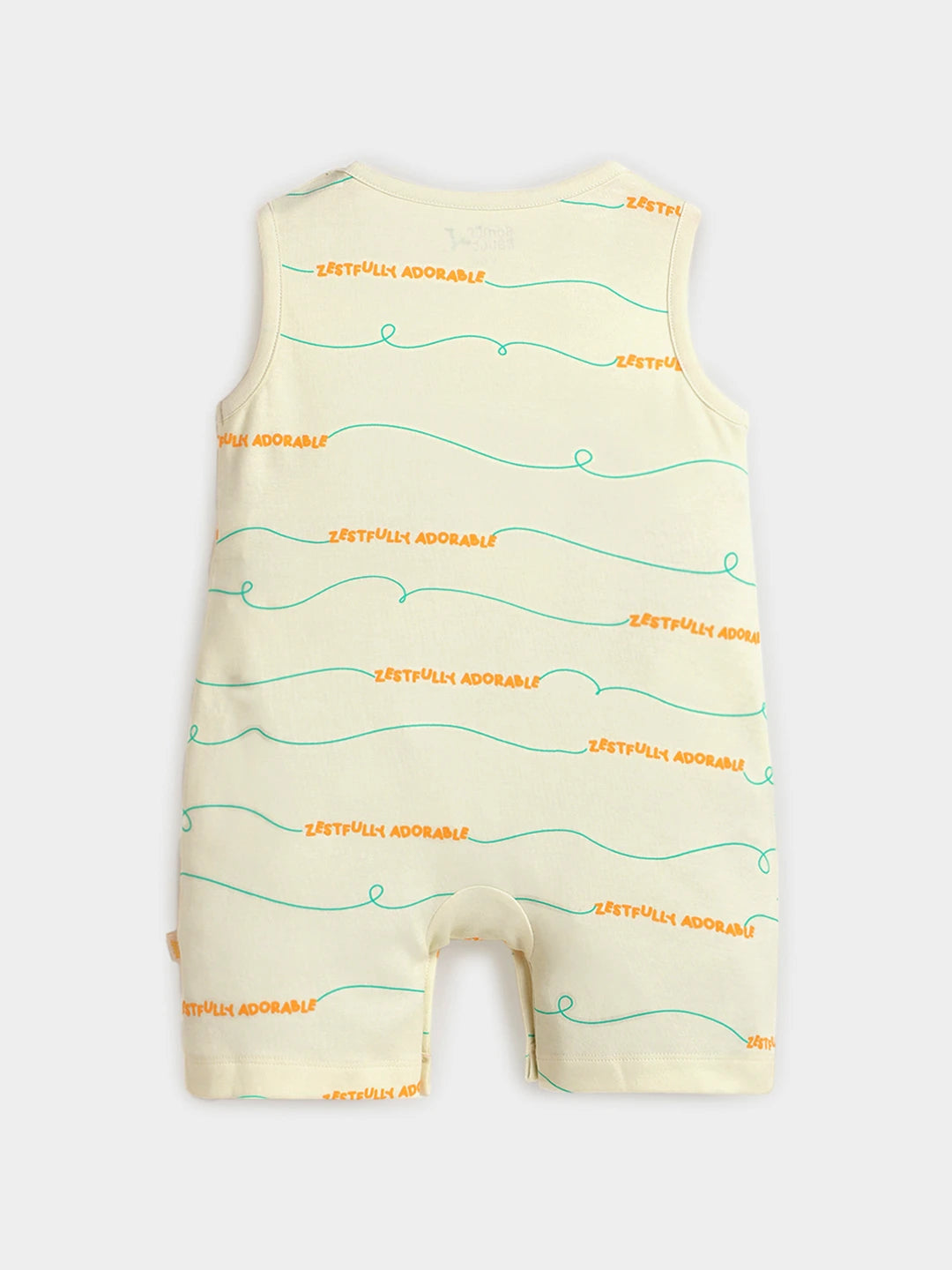 Zestfully Adorable Printed Cotton Romper