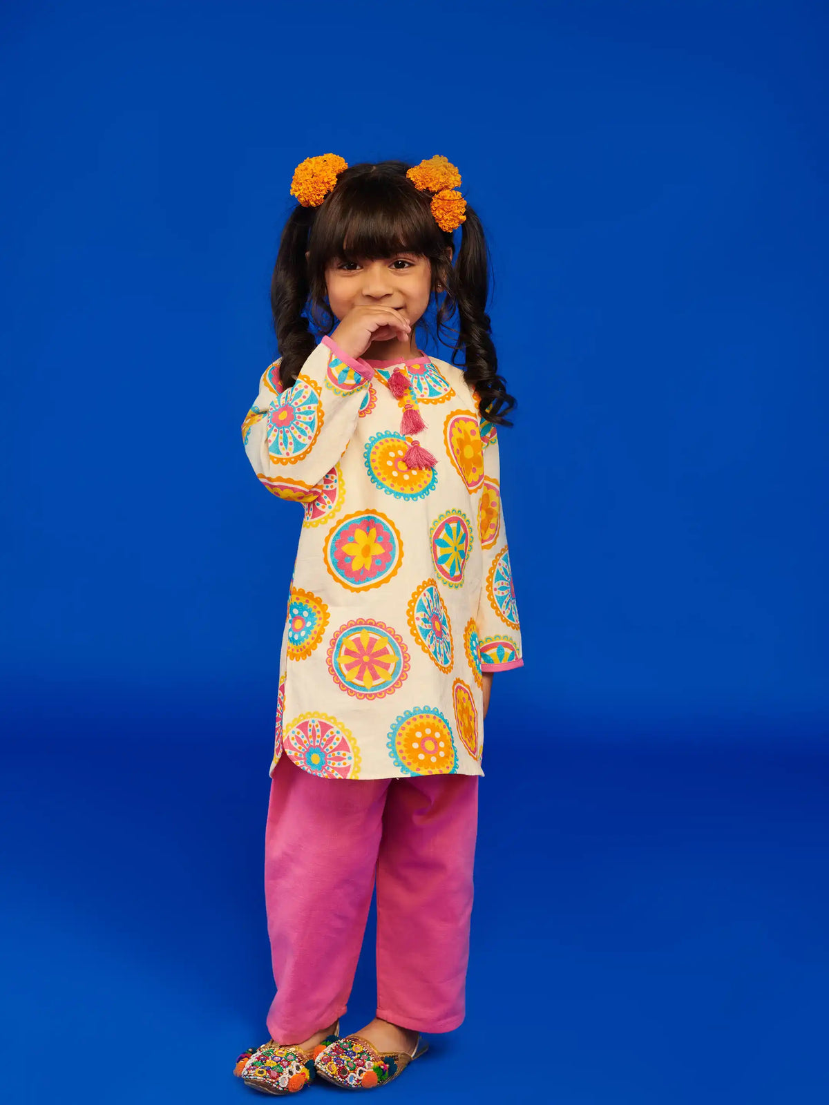 Mandana Girls Kurta Set Somersault